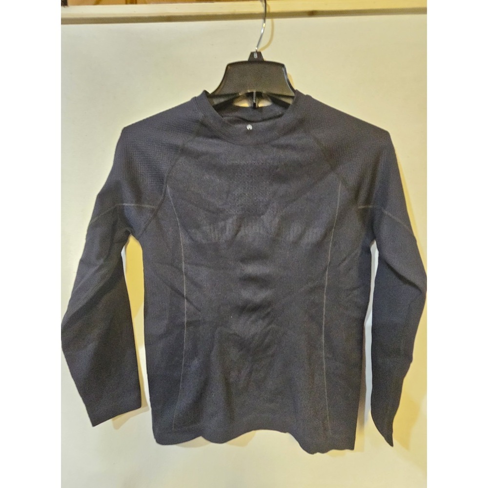 Attarco Unisex Compression Shirt Long Sleeve Black Size Large